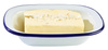Bol ENAMELWARE, émaillé, blanc avec finition bleue, 16x12x3.5 cm, 350 ml | APS 40667