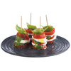 Assiette LOOPS en mélamine, 22x2 cm | APS 85027