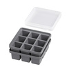 Moule à glaçons en silicone avec couvercle, lot de 2 pièces | APS 36102