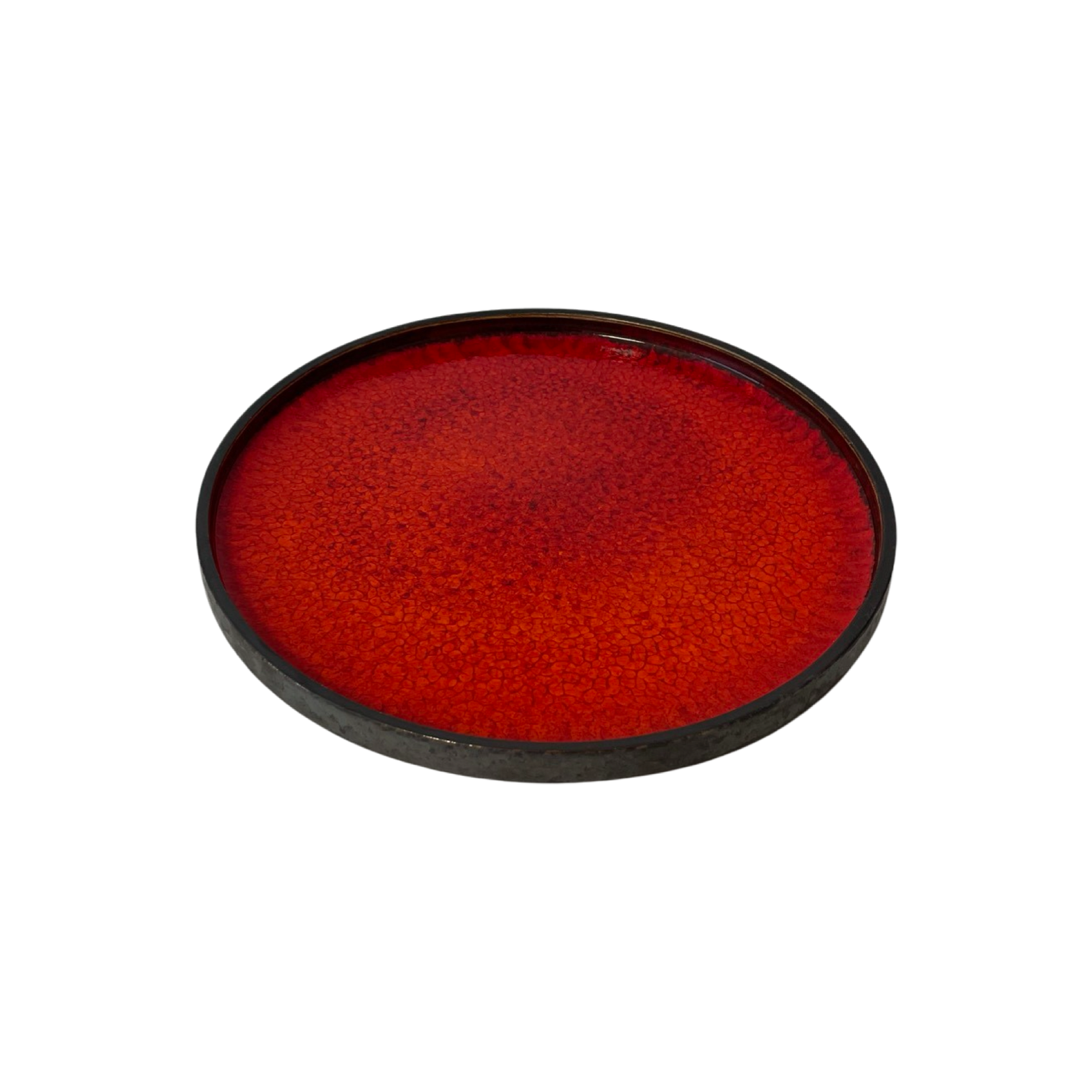 Assiette plate avec bord Arondi rubis 20 cm | KERA CERAMIKA 18.3/C.RUB