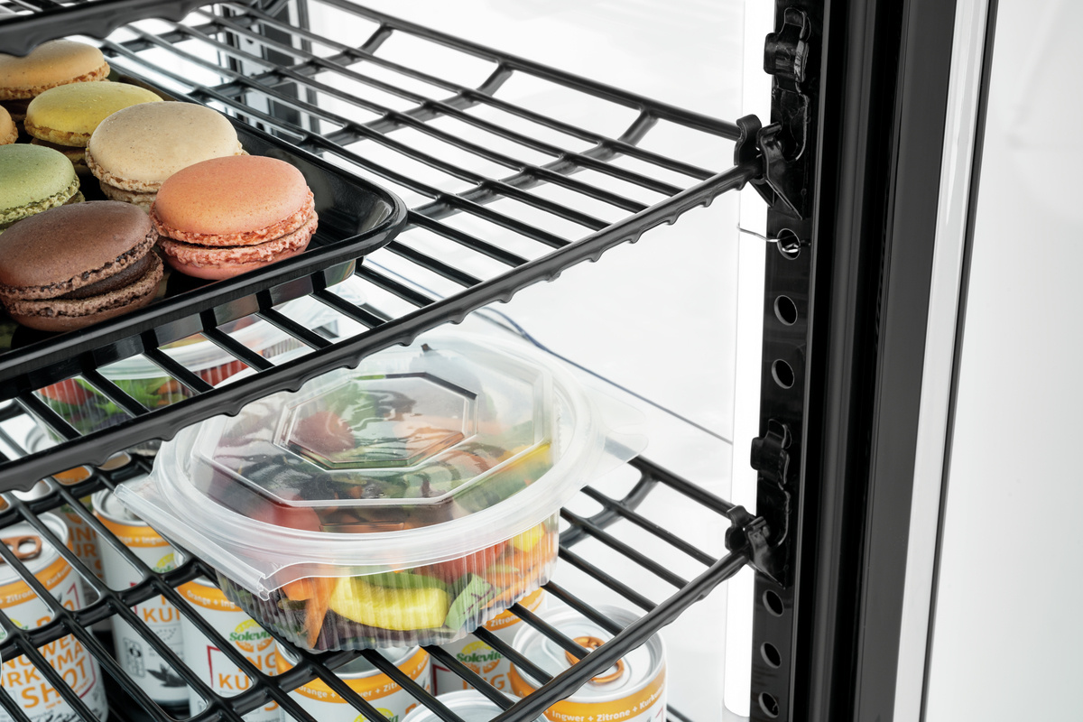 Vitrine réfrigérée Mini 75L2T noire | BARTSCHER 700387
