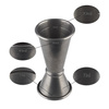 Mesure de bar double 20-40 ml, acier vintage | APS 93354