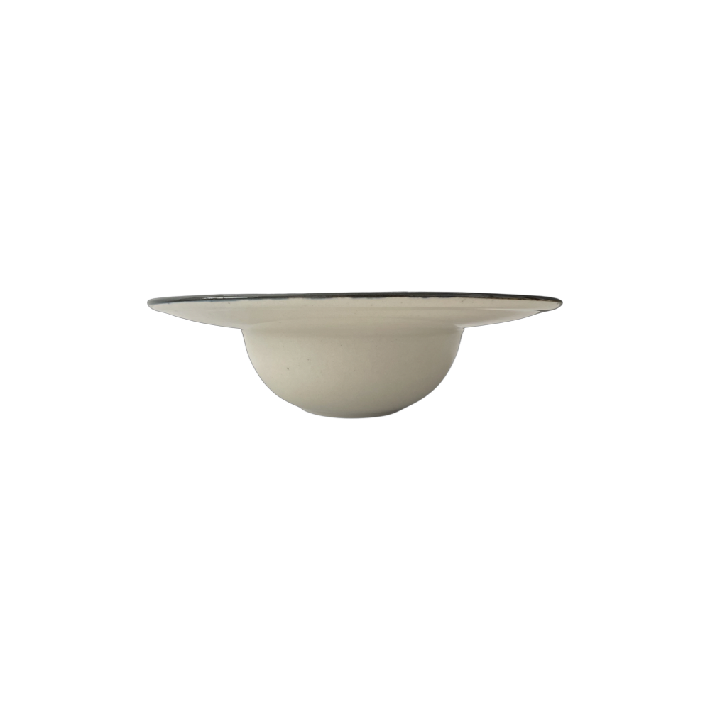 Assiette à pâtes Still Rustic crème 23 cm | KERA CERAMIKA 14.10/R.K