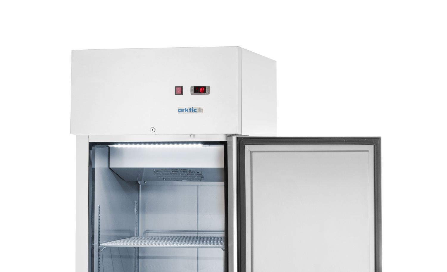 Armoire réfrigérée 1 porte GN 2/1, 465 l, en acier inoxydable, refroidissement statique | ARKTIC 236673