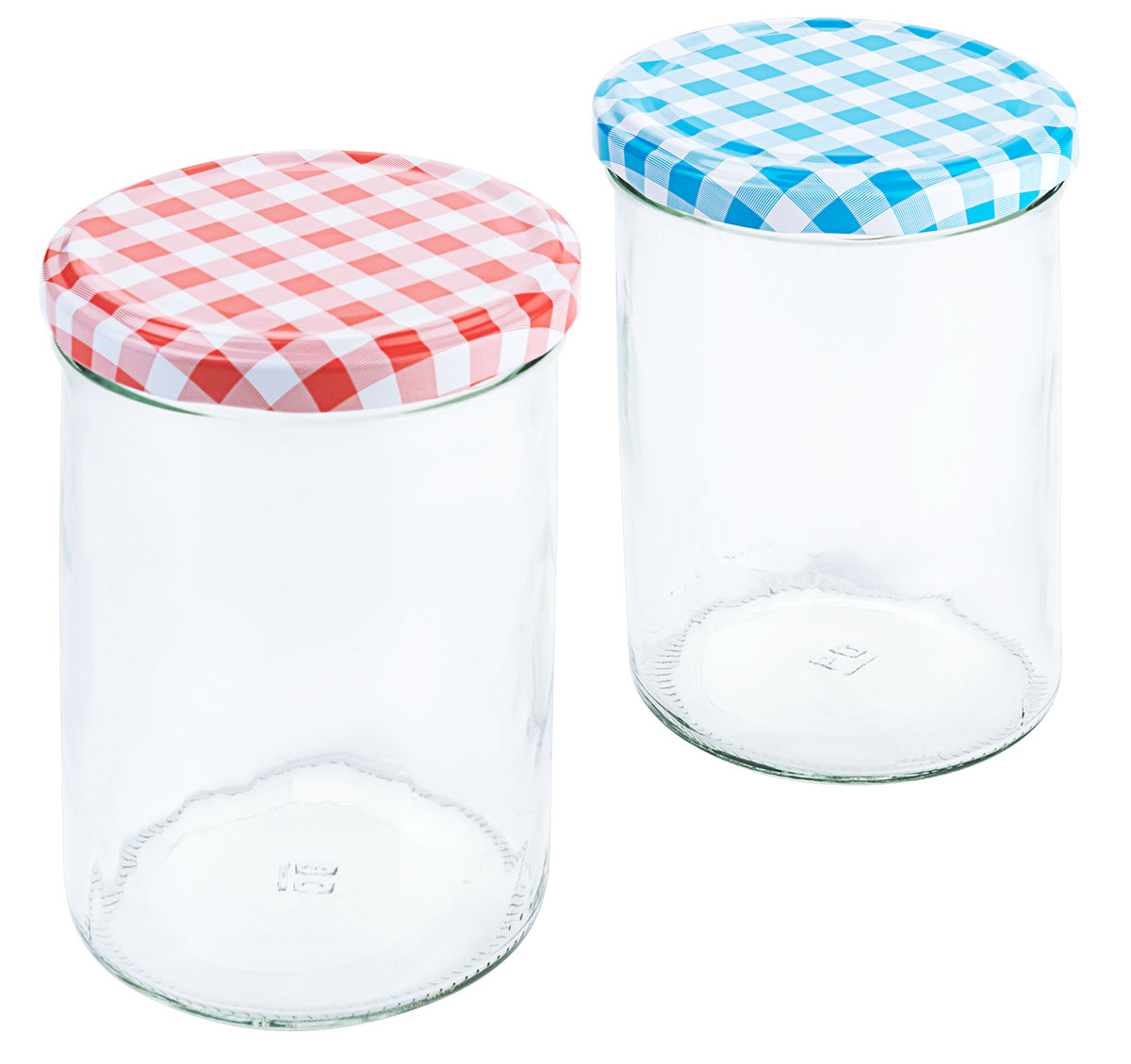 Bocaux avec couvercle 435 ml, lot de 6 pièces, hauteur 12 cm | CONTACTO 2705/440