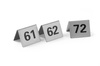 Plaque d’information avec numéro 61-72 | HENDI 663899
