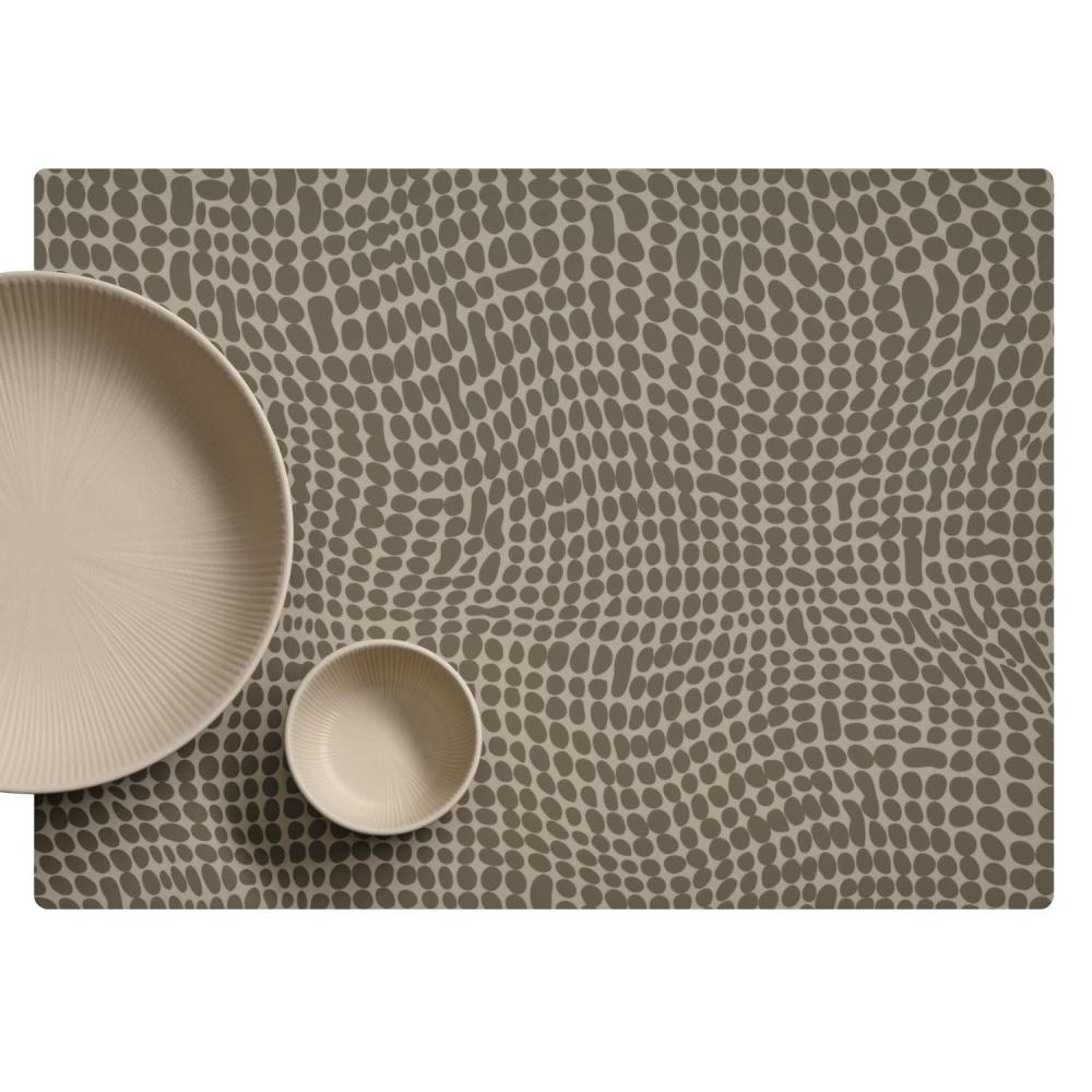 Set de table VELMA, silicone, marron, 45x33x0,1 cm | APS 60591