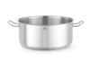 Casserole basse en acier inoxydable Kitchen Line, capacité 11,9 l, diamètre 32 cm, hauteur 15 cm | HENDI 837689