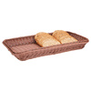 Corbeille en polypropylène GN LINE, rectangulaire, marron, GN 1/1, 53.5x33x7.5 cm | APS 40260