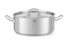 Casserole basse en acier inoxydable - cap. 7,4 l Kitchen Line | HENDI 836033
