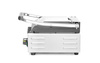 Grill de contact simple, lisse-rainuré, plaque 22x23 cm, 1,8 kW, 230 V | HENDI 263600