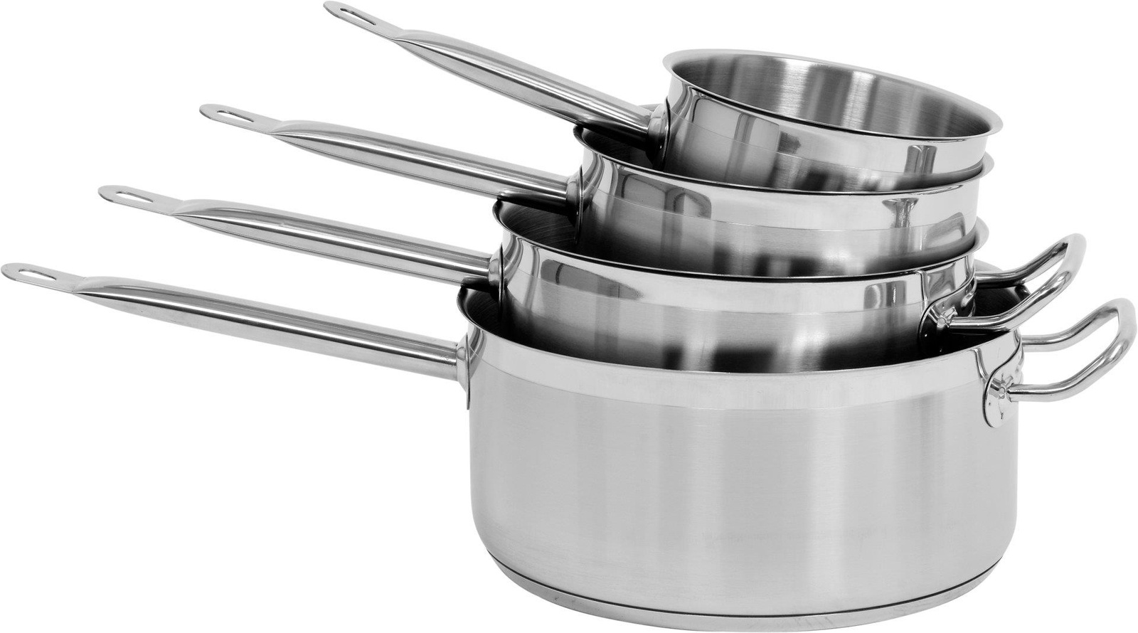Casserole en acier inoxydable avec couvercle, capacité 1,9 l | YATO YG-00060