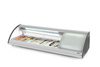 Vitrine réfrigérée pour sushi, 63 l, LED, 3-7°C, 130,7x45x33 cm | HENDI 233757