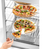 Vitrine chauffante pour pizza à 3 niveaux, 97 l, 0,8 kW | FORGAST FG09603