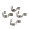 Clips d’indication du contenu pour carafe LINES, set de 4 pièces | APS 10736