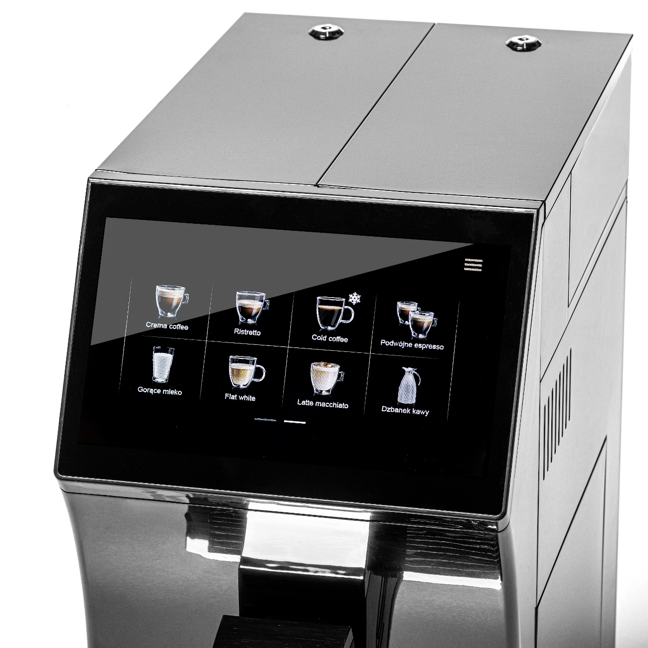 Machine à café automatique avec grand écran, réservoir d'eau 3,5 L | CANARIO CAFE CC701