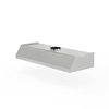 Hotte murale trapézoïdale en acier inoxydable 110x120 cm | FORGAST