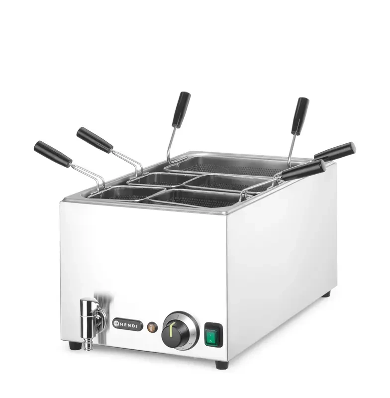 Appareil de cuisson de pâtes 25 L, 230 V/3500 W, 60,1x32,6x27,9 cm | HENDI 240496