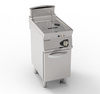 Friteuse à gaz monobac 13 l 12 kW avec zone froide et soubassement fermé | TECNOINOX 713132