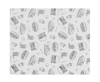 Papier sulfurisé avec motif fast-food, rectangulaire, 20x25 cm | HENDI 678268