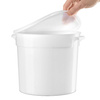 Récipient alimentaire rond sans couvercle cap. 6 L | FORGAST FG02817
