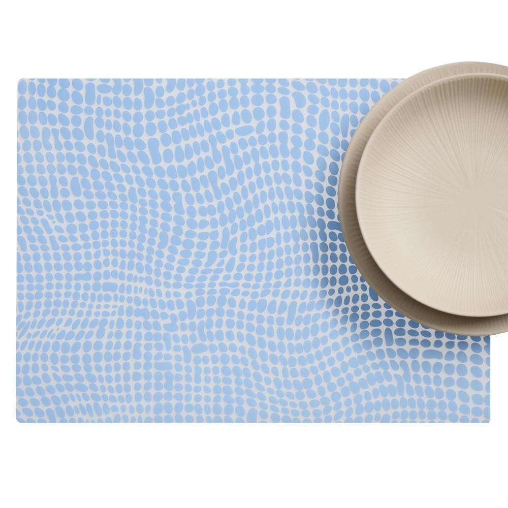 Set de table VELMA, silicone, bleu, 45x33x0.1 cm | APS 60590