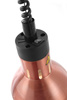 Lampe de maintien au chaud des plats suspendue cylindrique, couleur cuivre, 17,5 cm, 0,25 kW | HENDI 273890