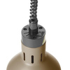 Lampe chauffante pour plats suspendue, cylindrique, beige, 230V/250W | HENDI 273784