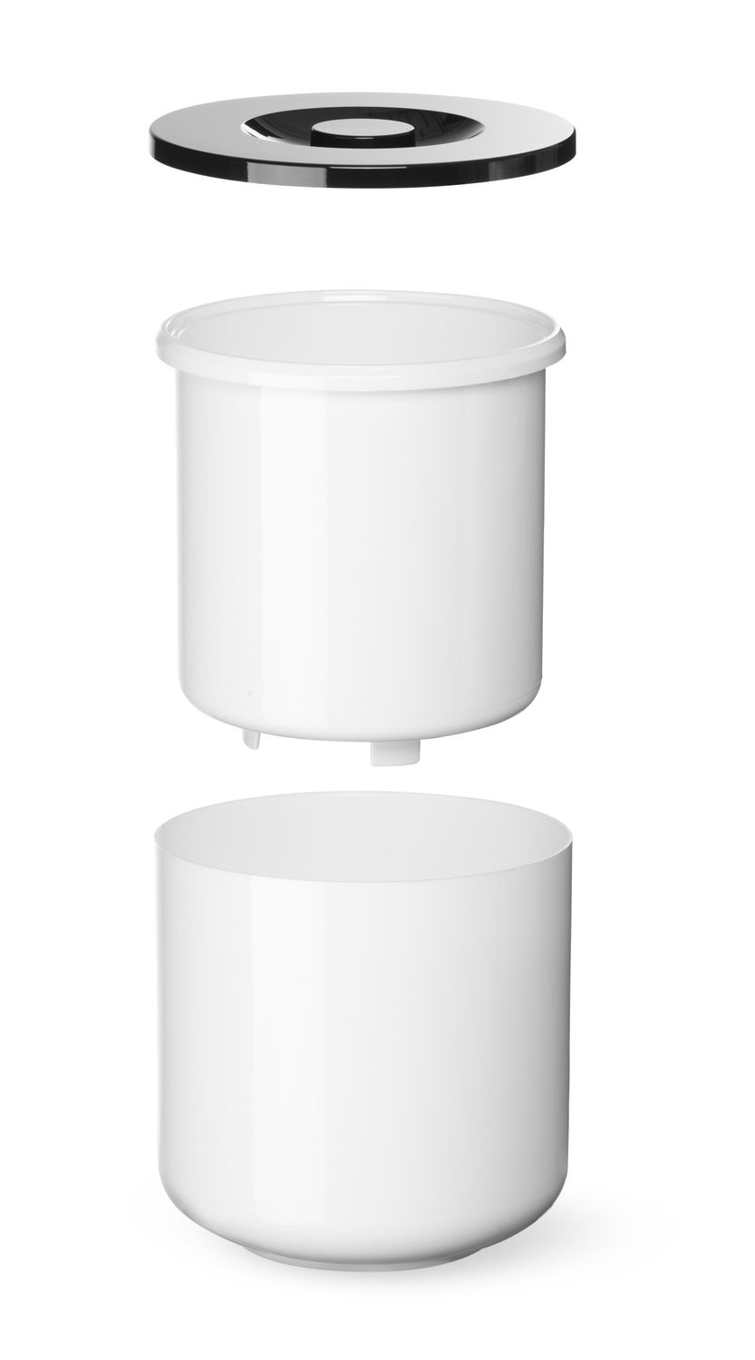 Récipient à glace 5 L, blanc, 19 cm, 20 cm de hauteur | HENDI 594742