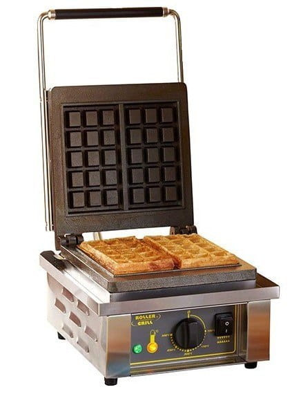Gaufrier électrique BRUSSELS, grande grille, 2 gaufres, 1,6 kW | ROLLER GRILL GES10