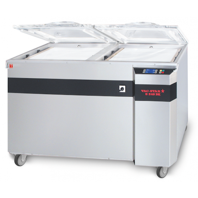 Machine d’emballage sous vide mobile à 2 chambres S-240 DK GX V/B100 | VAC-STAR V-4333-JZ-AIBCAB