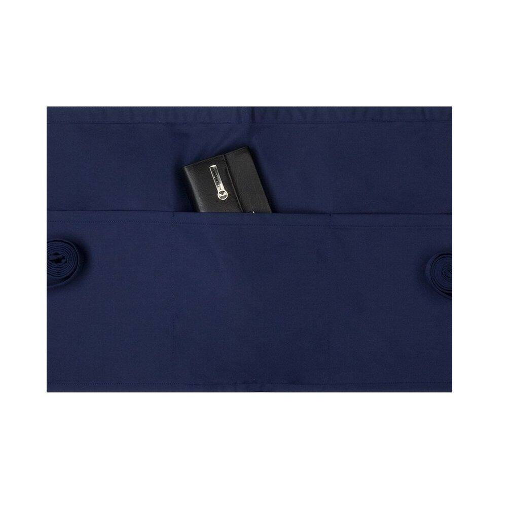 Tablier Basic 60 x 35 cm, avec poches bleu marine | KARLOWSKY BVS 3-10-pcs