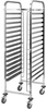 Chariot pliable en acier inoxydable pour le transport de plaques 60x40 cm | YATO YG-09072