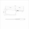 Tasak DYNAMIC, 18 cm | TRAMONTINA 22845107