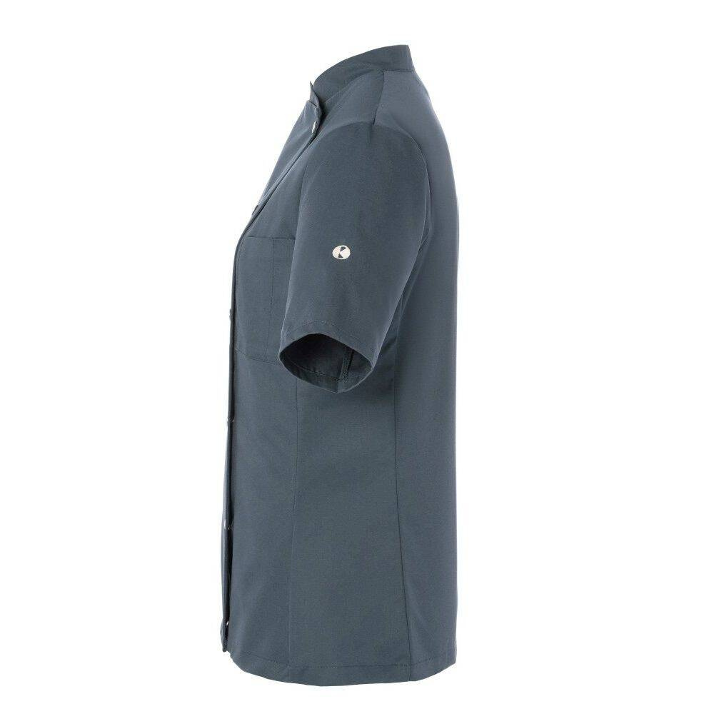 Veste de cuisine femme Greta anthracite | KARLOWSKY JF 4-5