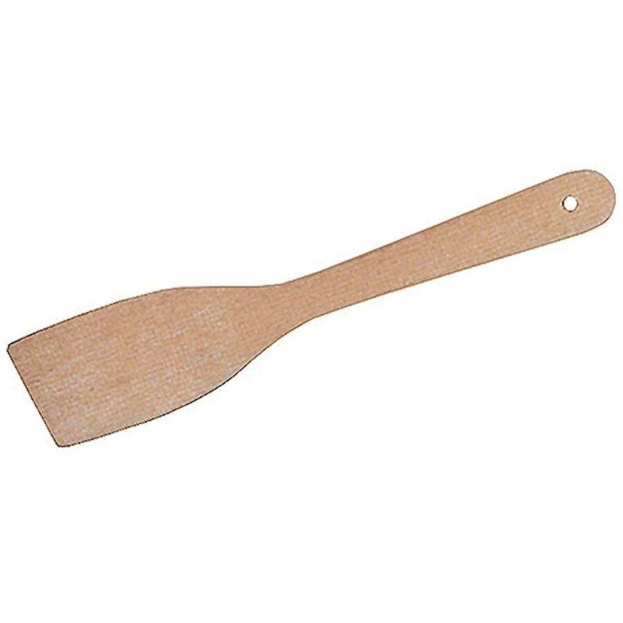 Spatule en bois pour faire frire, longueur 30 cm, surface de travail 12x6 cm | CONTACTO 836/030