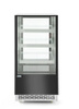 Vitrine réfrigérée à 3 étagères, 300 l, en acier inoxydable, LED | ARKTIC 233306