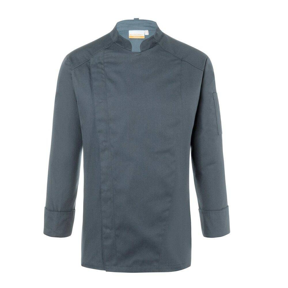 Veste de cuisinier homme Noah anthracite | KARLOWSKY JM 25-5
