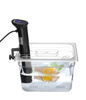 Couvercle en polycarbonate pour GN 1/2 avec découpe pour sous-vide | HENDI 864210