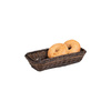 Panier en polypropylène GN LINE, rectangulaire, noir-marron, GN 1/3, 32.5x17.5x7 cm | APS 40223