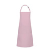 Tablier de cuisine Basic 75 x 90 cm avec poche et boucle rose pâle | KARLOWSKY BLS 5-34-Stck
