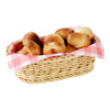Panier en polypropylène PROFI LINE, ovale, beige clair 19x12x6 cm | APS 50624