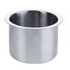Insert pour compartiment à couverts, acier inoxydable, Ø 10 cm | CONTACTO 286/080
