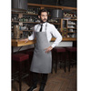 Tablier de cuisine Basic 75 x 90 cm avec boucle gris basalte | KARLOWSKY BLS 4-90-Stck