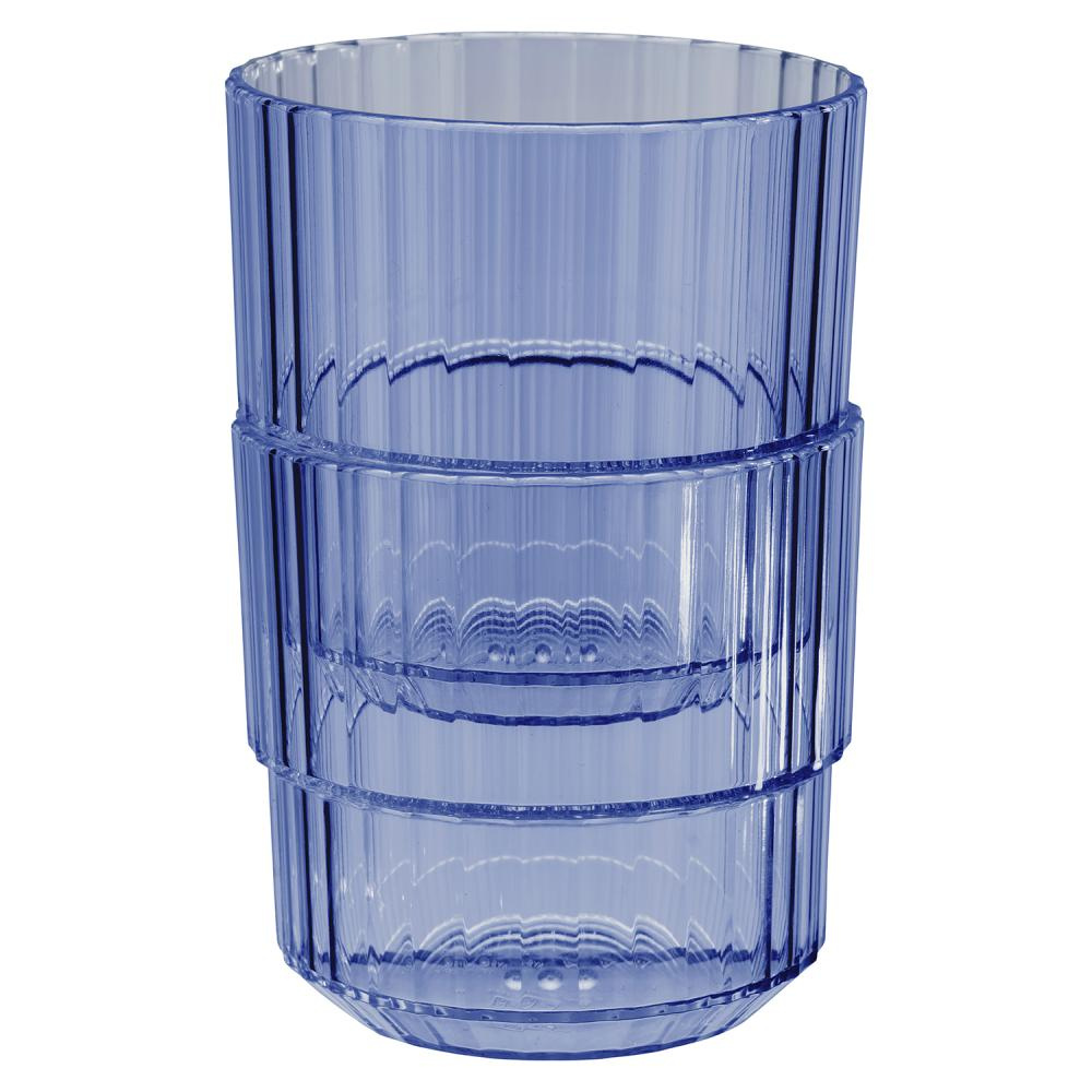 Verre en tritan LINEA, couleur bleue, 220 ml, 8,5x8 cm, lot de 48 pièces | APS 10586