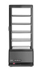 Vitrine réfrigérée 98 l, noire, LED, 2-6°C | HENDI 233269