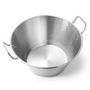 Baignoire en acier avec poignées Ø 45 cm | FORGAST FG02845