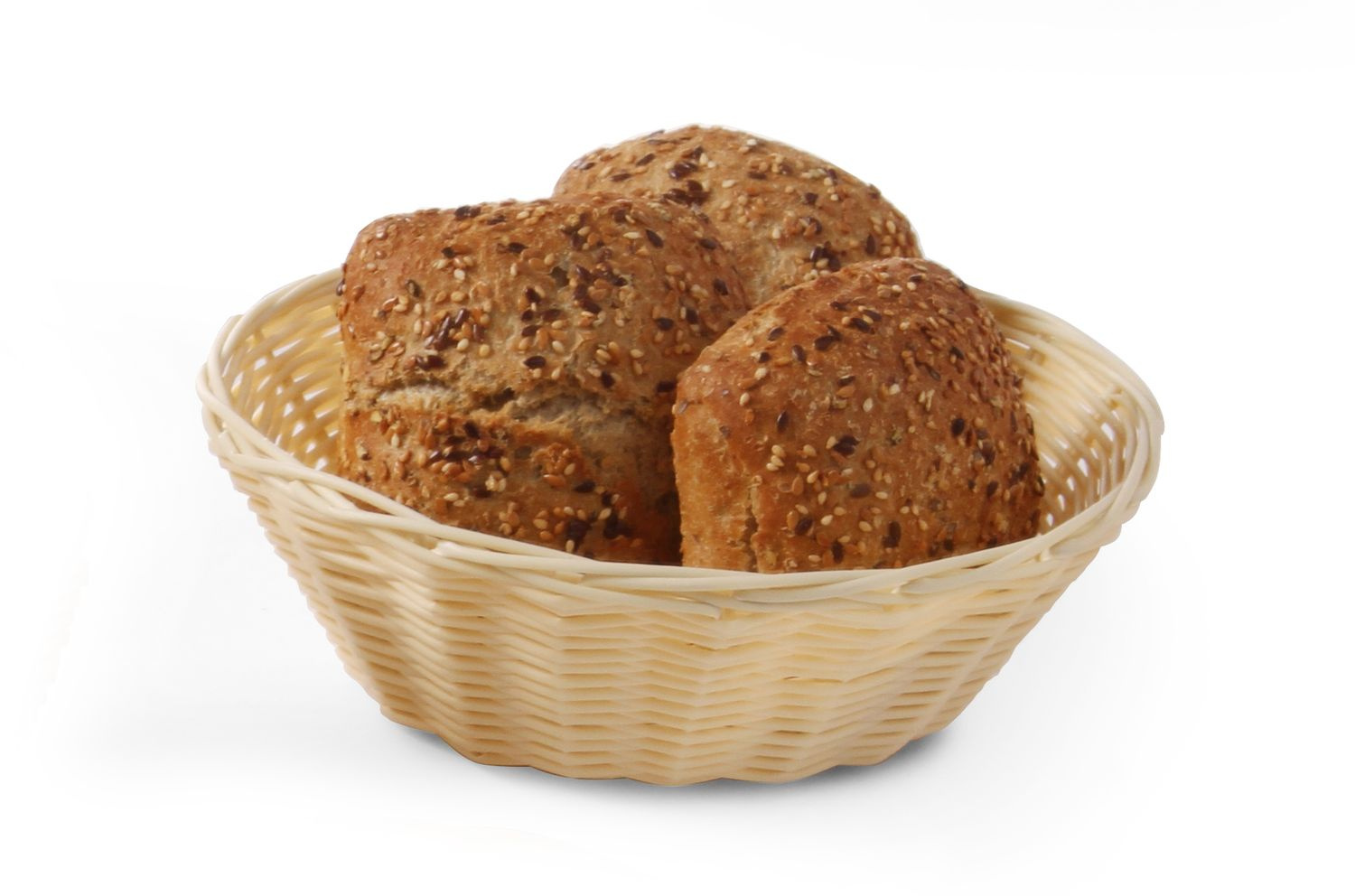 Panier à pain en polyrattan rond | HENDI 426609