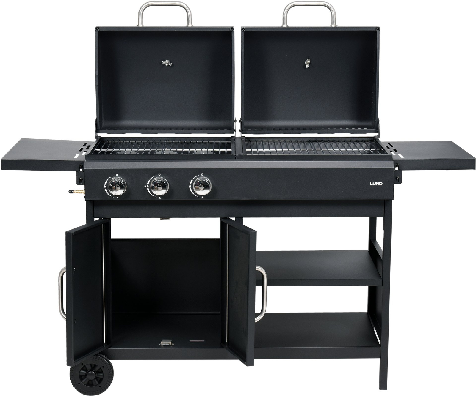 Grill 2 en 1, à gaz et à charbon TORNE 8,4 kW | LUND 99649