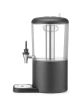 Distributeur de jus, 4 l UNIQ, conçu par Robert Bronwasser, noir, 315x211x(H)431mm | HENDI 425008